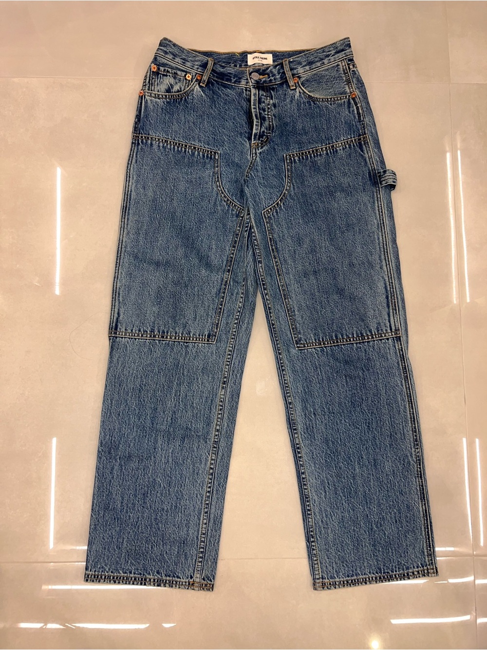 Still Here Subway Jean in Classic Blue - Picture 5 of 12